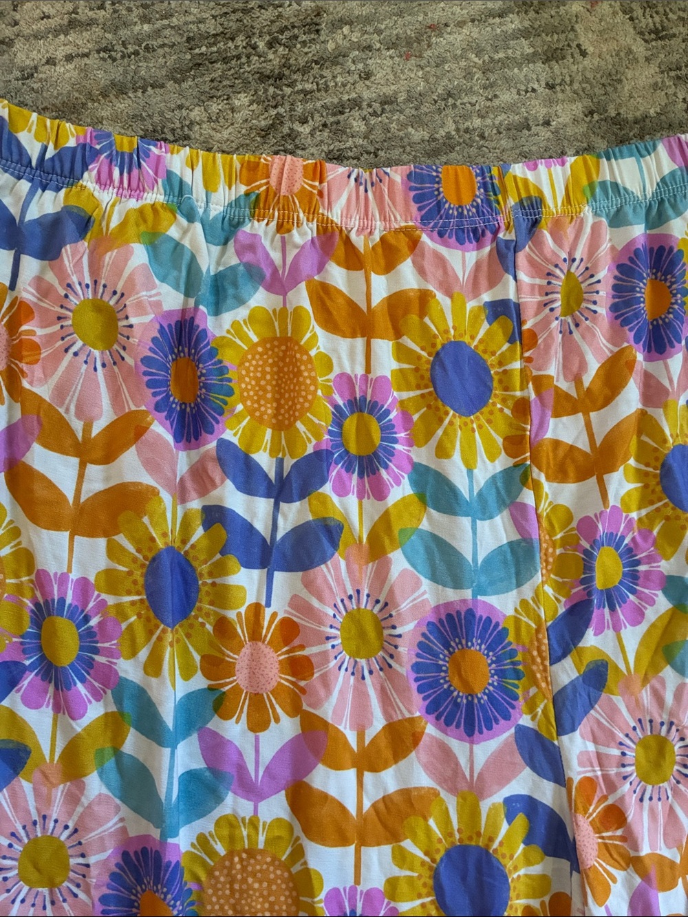 Little Sleepies women’s XXL  Floral Sunshine Pajama Set - Pink & Yellow - Picture 7 of 10